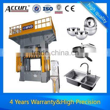Deep drawing hydraulic press for USA Standards Double Effect 4-Column Hydraulic Deep Drawing Press 250tons Capacity