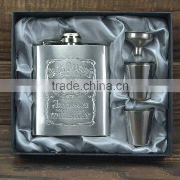 Novelty hip flasks/ jameson hip flask set/ hip flasks for men