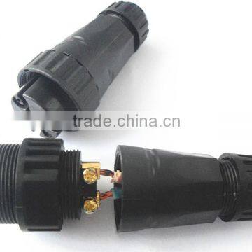 electric plug waterproof male female connectors screw connector