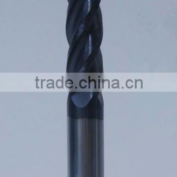 Short Flute 4 Flutes Corner Radius Carbide End Mills