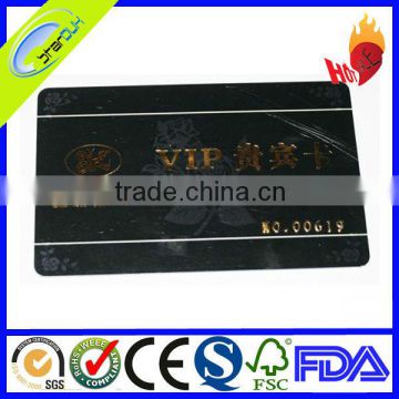 plastic pvc card visa/pvc card embossed