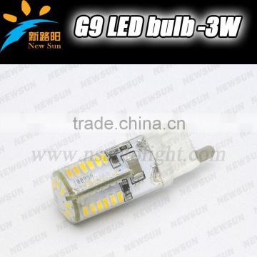 G9 Led Light Epistar 3014 220V Led Spotlight 3W 58SMD Corn Bulb Lamp Candle Crystal Chandelier Lighting g9 led bulb