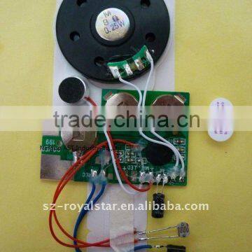 Voice Module for jewelry box(Light sensor activation)