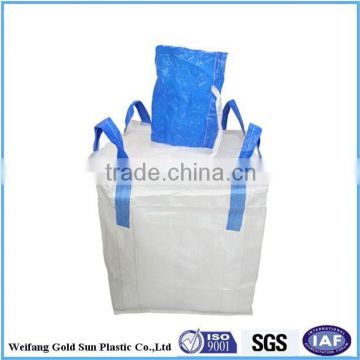 Food Grade FIBC Bags/Shandong manufacturer 1 ton PP super sacks ,big bulk bags for sand/fertilzier