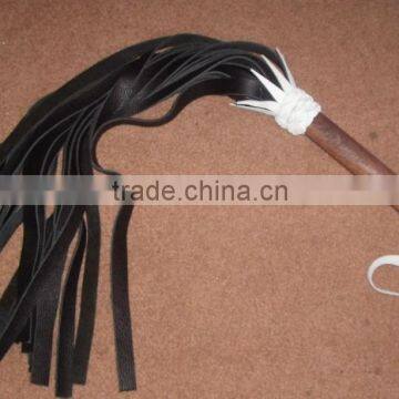 LEATHER WHIP FLOGGER HEAVY BUFFALO WEIGHT LEATHER FALLS