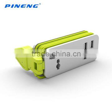 Multi-Function EU/US/UK AC Wall Charger Adapter 4 Port USB Charger for iPhone Samsung