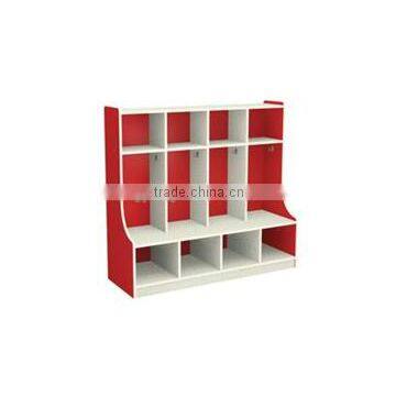 Kindergarden locker MFC coat cabinet