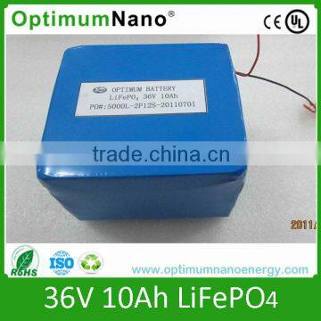 rechargeable portable 36v 10ah golf cart battery