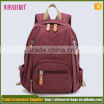 Women double Shoulder Backpack School Bag Satchel Bookbag