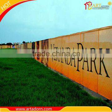 Large Custom Outdoor Pvc Fence China Factory Mesh Banner