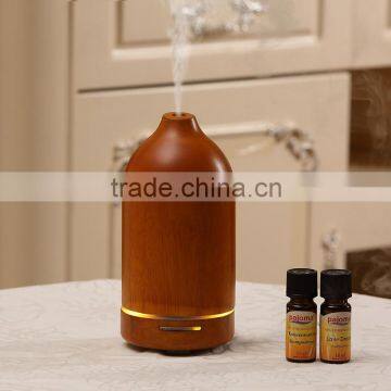 Wood+ABS+PP+Silicone Aroma Oils, Wooden Electric Ultrasonic Aroma Diffuser, 100ml Aroma Humidifier photo-4