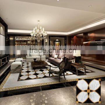 china foshan porcelain pattern medallion floor tile,vitrified floor tiles designs