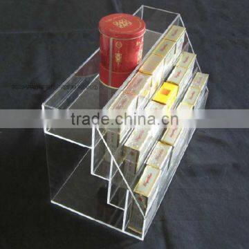 countertop acrylic cigarette display organizer