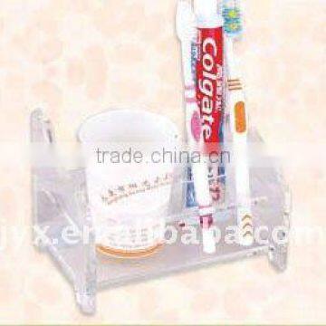 Clear Acrylic toothbrush set rack