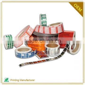 Customed Mini 10ML Vial Bottle Labels With Glossy Lamination Supplier