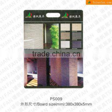 PS009 Marble stone samples wing rack display Sample Board -PS009