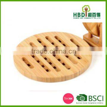 Bamboo Wood Trivet for Kitchen