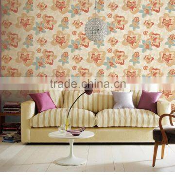 modern wallpaper for living room/paper flowers wedding wall decorations