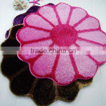 High Pile Sunflower Microfiber Rugs Living Room Playing Mat photo-4