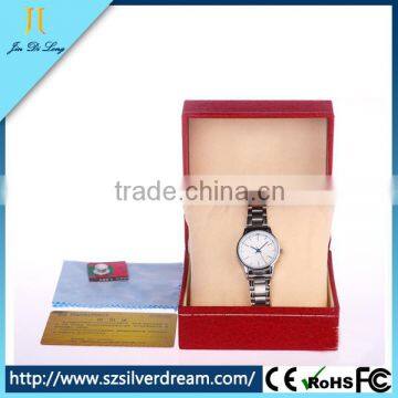 Anti clockwise watch quartz watch leather watch