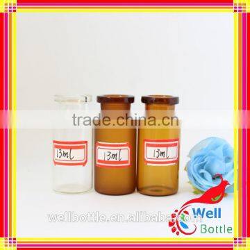 hot sale product clear glass vial with pharmaceutical glass penicillin bottle