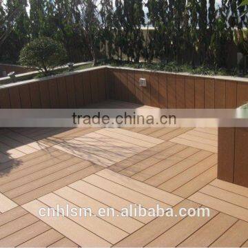 wpc outdoor waterproof interlock DIY tile