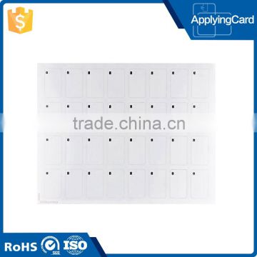 4*8 Layout 13.56MHz S50/f08 RFID Smart Card Inlay / Inlay Prelam