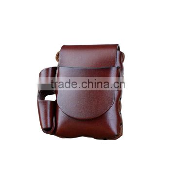 BOSHIHO Genuine Leather Leather Smoking Pouch Tobacco Case