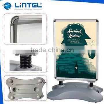 Double Sided Aluminum Portable Poster Sign Board Stand