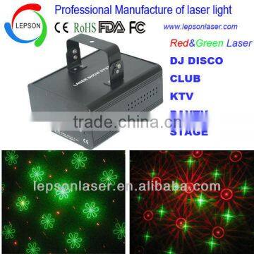 Double head red and green laser show night club light