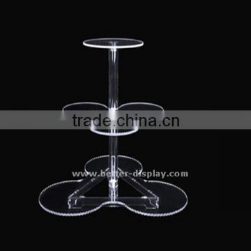 Wholesale Clear Acrylic flower shape Cake Pop Stand