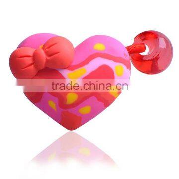 Wholesale Cute Hair Accessories For Girls Baby Hairband Polymer Clay Heart