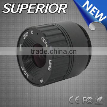 cctv home systems lens: IR-CUT F1.2-maga pixel lens 6mm 3.0megapixel china top ten selling products cctv camera lens