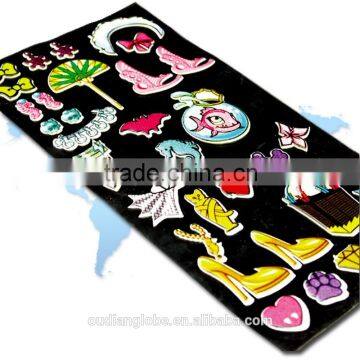 OEM Custom Puffy Sticker 3D Puffy Stickers Doll Sticker