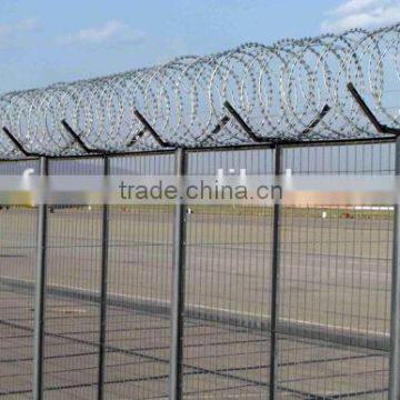 Wire Mesh Fence/airport Wire Mesh Fence/pvc Coated Wire Mesh Fence/ Welded Wire Mesh Fence/Razor Barbed Wire Fence for Airport photo-4