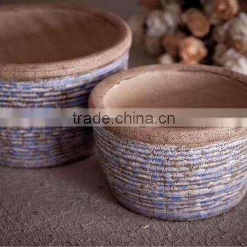 WA38 handmade pottery flowerpot 2016