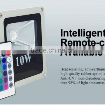 High Lumen Color Changing 85-265V AC 10w 20w 30w 50w Rgb Led Outdoor Flood Light