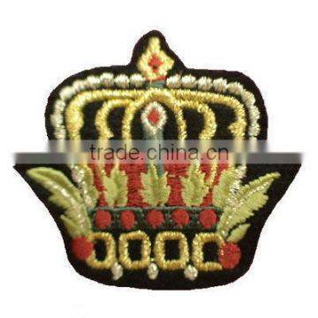 Sew on Metallic Thread Embroidery Patch/badge