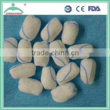 Surgical cotton gauze ball