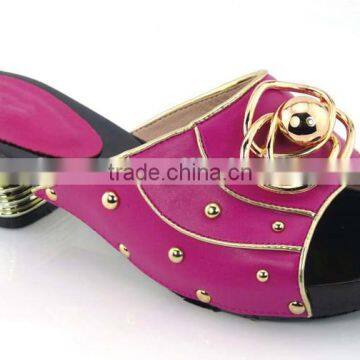 2016 New Pattern Style Design Ladies Slippers High Heel 5 cm 7 photo-5