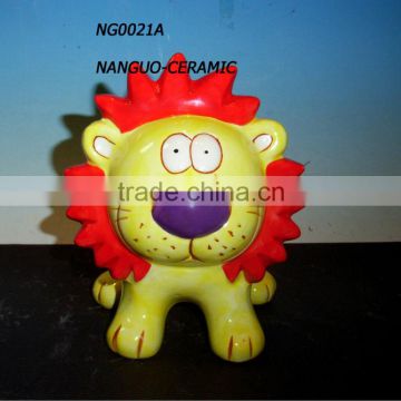 ceramic casino money bank Lion money box