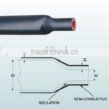 semi-conducting/insulation double layer heat-shrinkable tubing