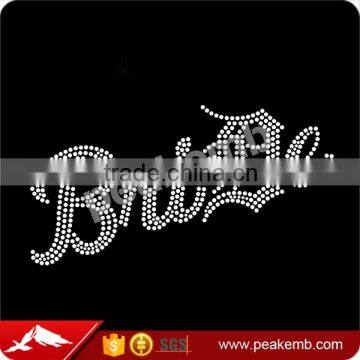 Wholesale Bling Bride Rhinestone Transfers For Wedding Cloths