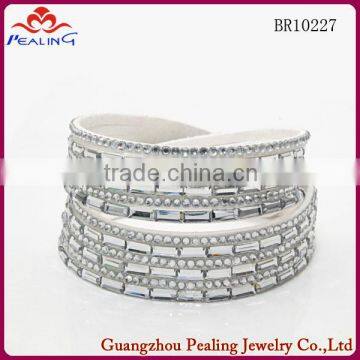 Fashionable china supplier bead rhinestone/crystal bracelet 2014