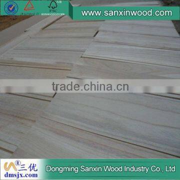 FSC Paulownia Veneer Softwood for Furniture and Decoration