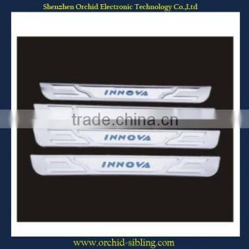 plastic toyota innova chrome door sill plate