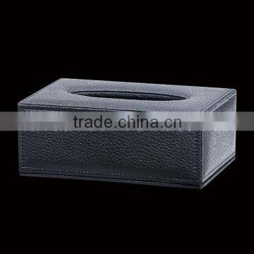 2014 Car leather tissue box holders for restaurent