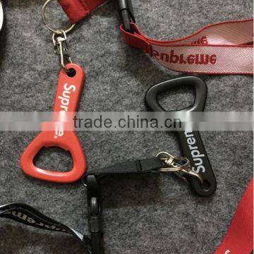 Bottle opener lanyard safety coil lanyard with opener