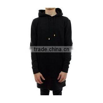 simple elongated hoodie