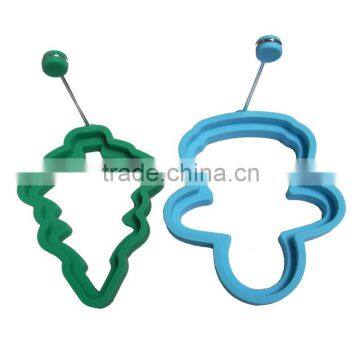 2016 Wholesale Silicone Egg Rings Christmas Pancake Molds / Pancake Mold